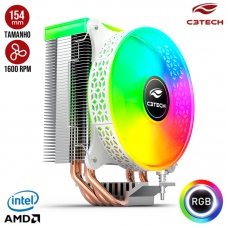 Cooler Fan para Processador RGB FC-L150 C3 Tech - Branco